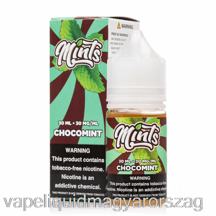 Chocomint Sók - Mints Vape Co - 30ml 30mg Vape E Cigi